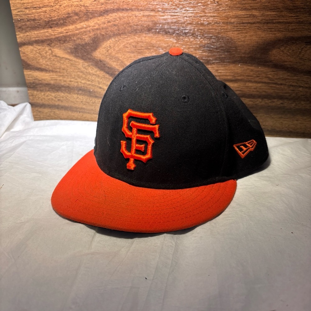 New Era 59fifty 7 1/2 MLB San Francisco Giants Great Shape Left Orange Beal